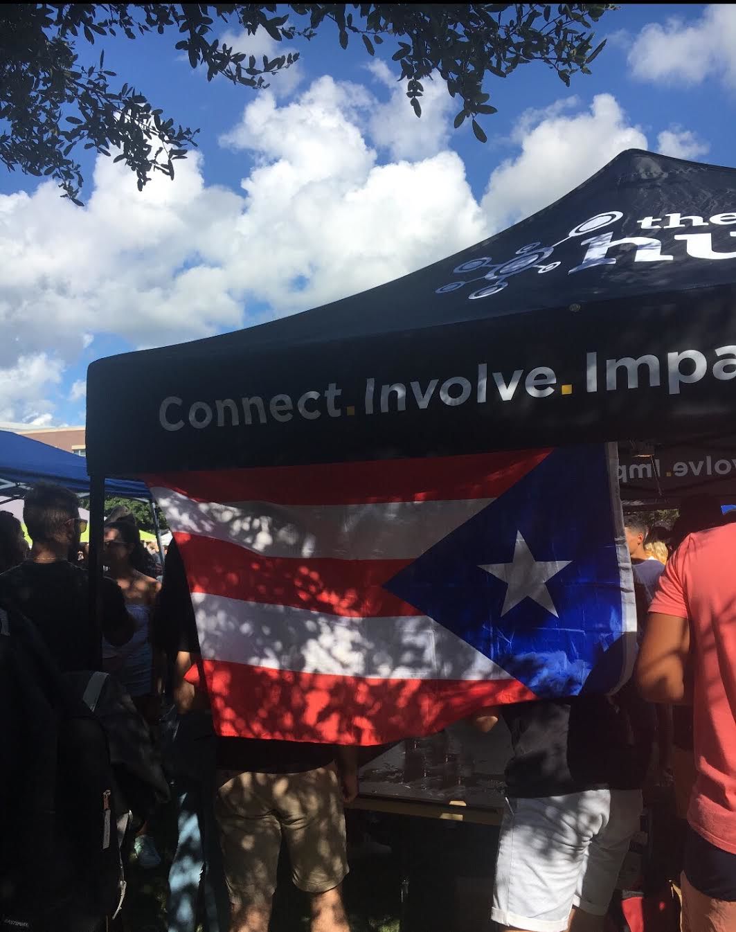 Puerto Rican Student Association booth